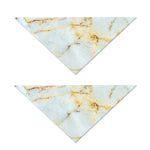 Natural Gold Marble Print Dog Bandana