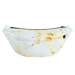 Natural Gold Marble Print Fanny Pack