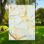 Natural Gold Marble Print Garden Flag