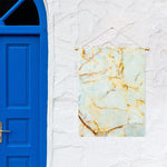 Natural Gold Marble Print Garden Flag