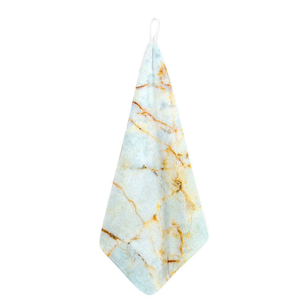 Natural Gold Marble Print Hand Towel