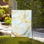 Natural Gold Marble Print House Flag