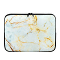 Natural Gold Marble Print Laptop Sleeve