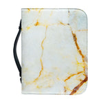 Natural Gold Marble Print Leather Bible Cover
