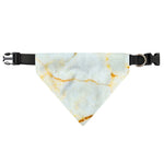 Natural Gold Marble Print Over The Collar Dog Bandana