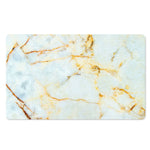 Natural Gold Marble Print Polyester Doormat