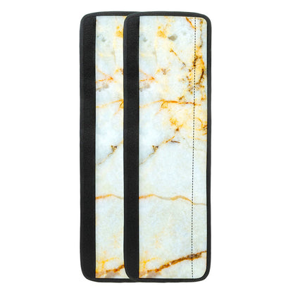 Natural Gold Marble Print Refrigerator Handle Covers
