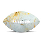 Natural Gold Marble Print Rugby Ball