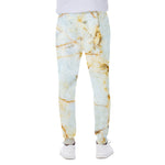 Natural Gold Marble Print Scuba Joggers