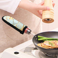 Natural Gold Marble Print Skillet Handle Cover