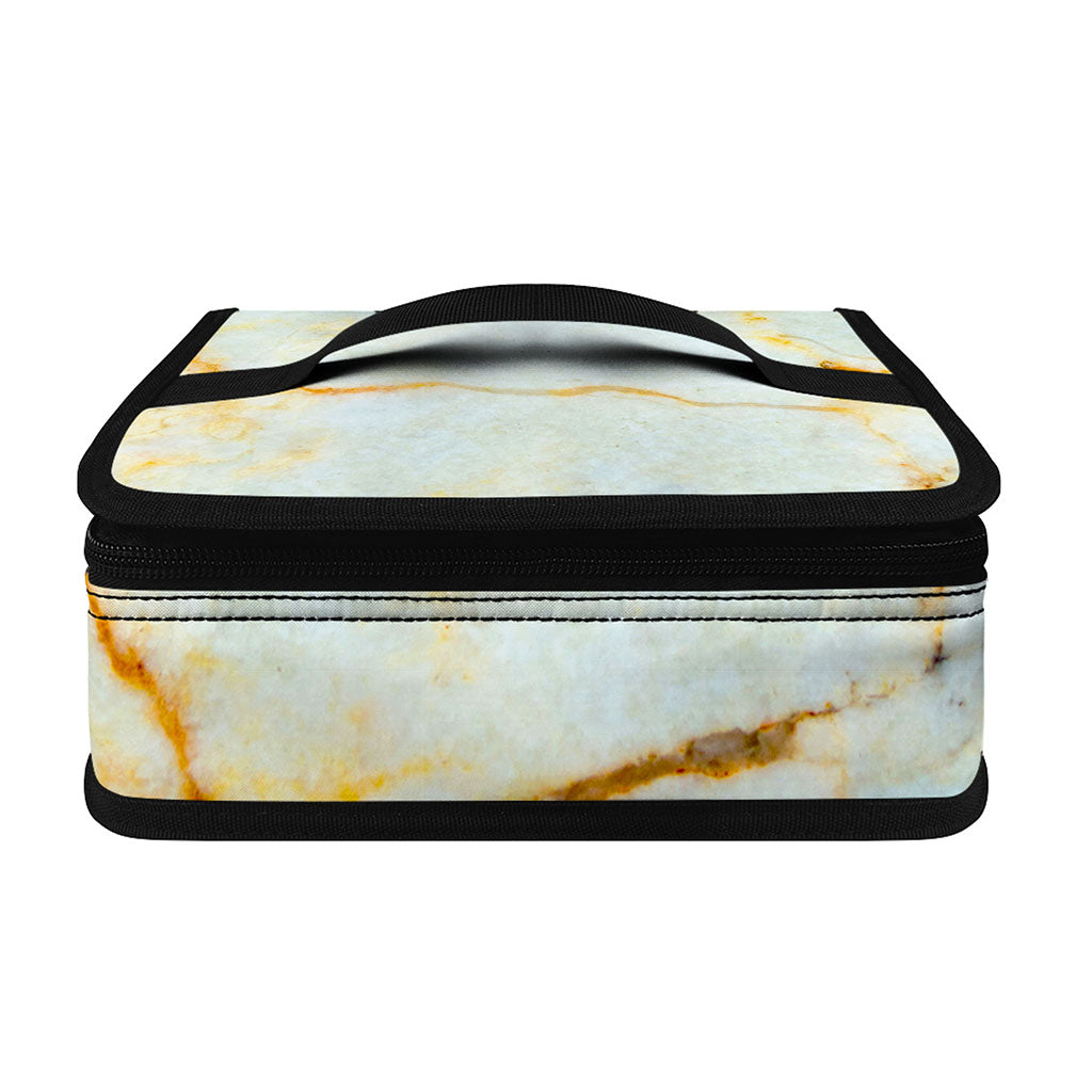 Natural Gold Marble Print Small Lunch Bag