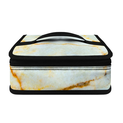 Natural Gold Marble Print Small Lunch Bag