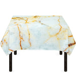 Natural Gold Marble Print Tablecloth