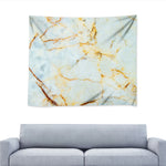 Natural Gold Marble Print Tapestry