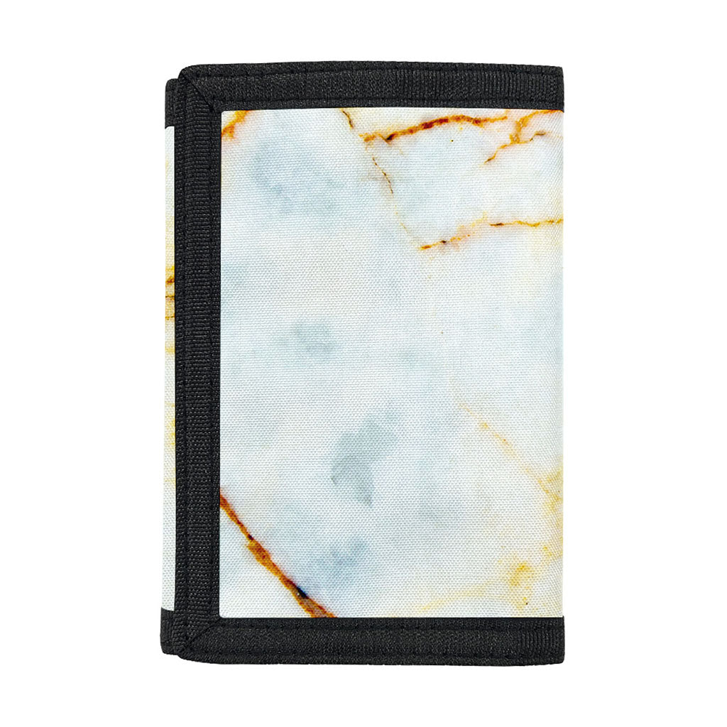 Natural Gold Marble Print Trifold Wallet