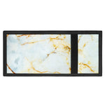 Natural Gold Marble Print Trifold Wallet