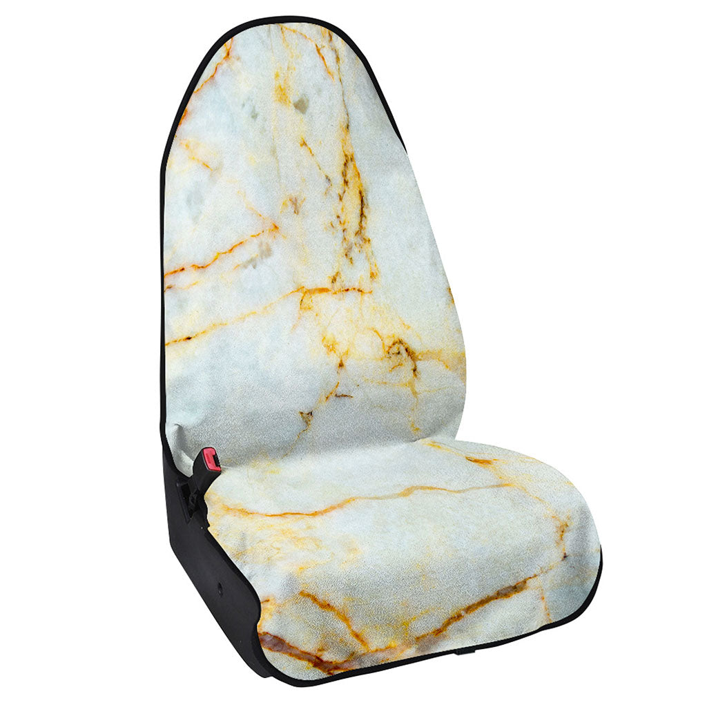Natural Gold Marble Print Waterproof Car Seat Cover
