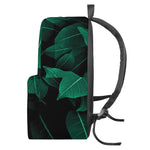 Natural Green Leaf Print Backpack