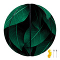 Natural Green Leaf Print Basketball