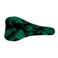 Natural Green Leaf Print Bicycle Seat Cover