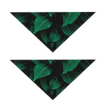 Natural Green Leaf Print Dog Bandana
