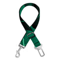 Natural Green Leaf Print Dog Seat Belt