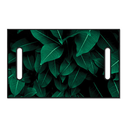 Natural Green Leaf Print Golf Cart Seat Cover