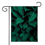 Natural Green Leaf Print House Flag