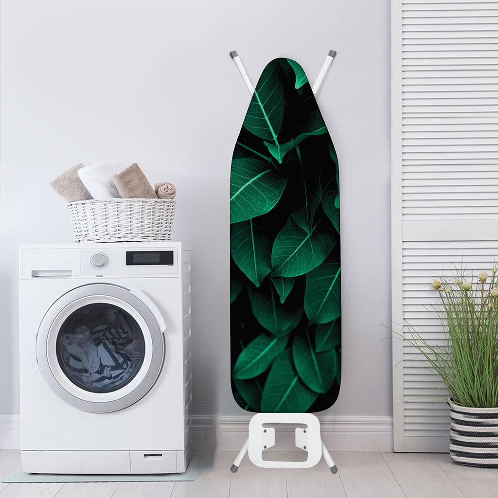 Natural Green Leaf Print Ironing Board Cover