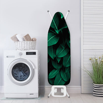 Natural Green Leaf Print Ironing Board Cover