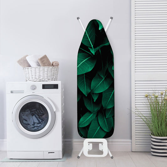 Natural Green Leaf Print Ironing Board Cover