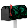 Natural Green Leaf Print Mailbox Cover