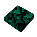 Natural Green Leaf Print Outdoor Seat Cushion Cover