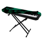 Natural Green Leaf Print Piano Keyboard Cover