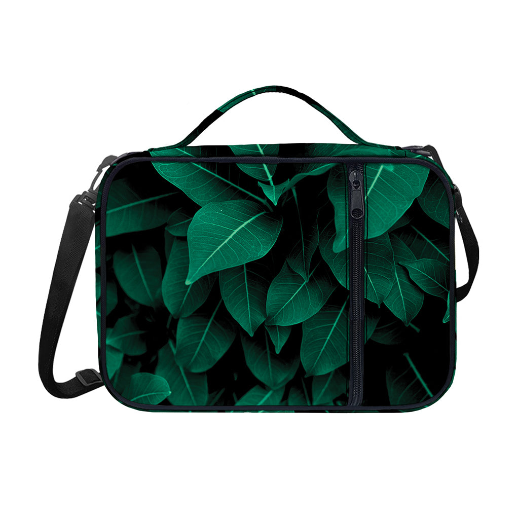 Natural Green Leaf Print Shoulder Strap Bible Bag