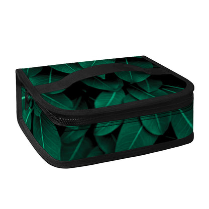 Natural Green Leaf Print Small Lunch Bag