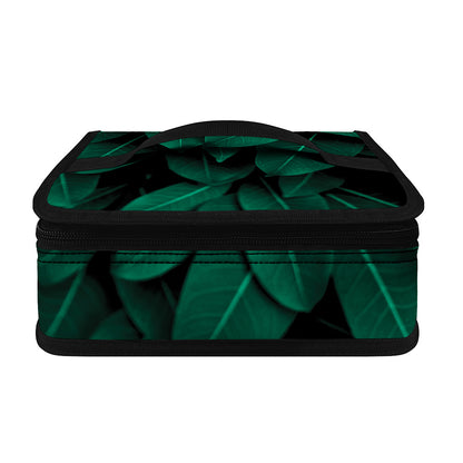 Natural Green Leaf Print Small Lunch Bag