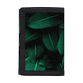 Natural Green Leaf Print Trifold Wallet