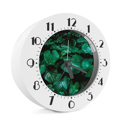 Natural Tropical Leaf Print Alarm Clock