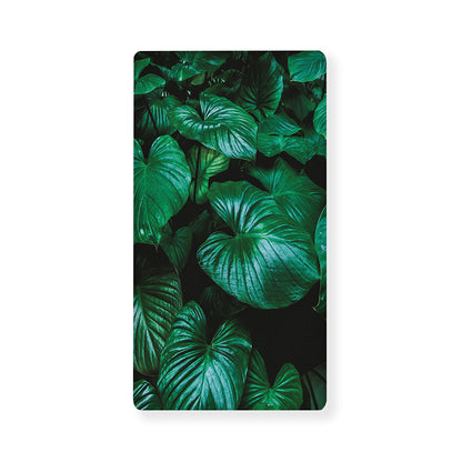 Natural Tropical Leaf Print Baby Crib Sheet