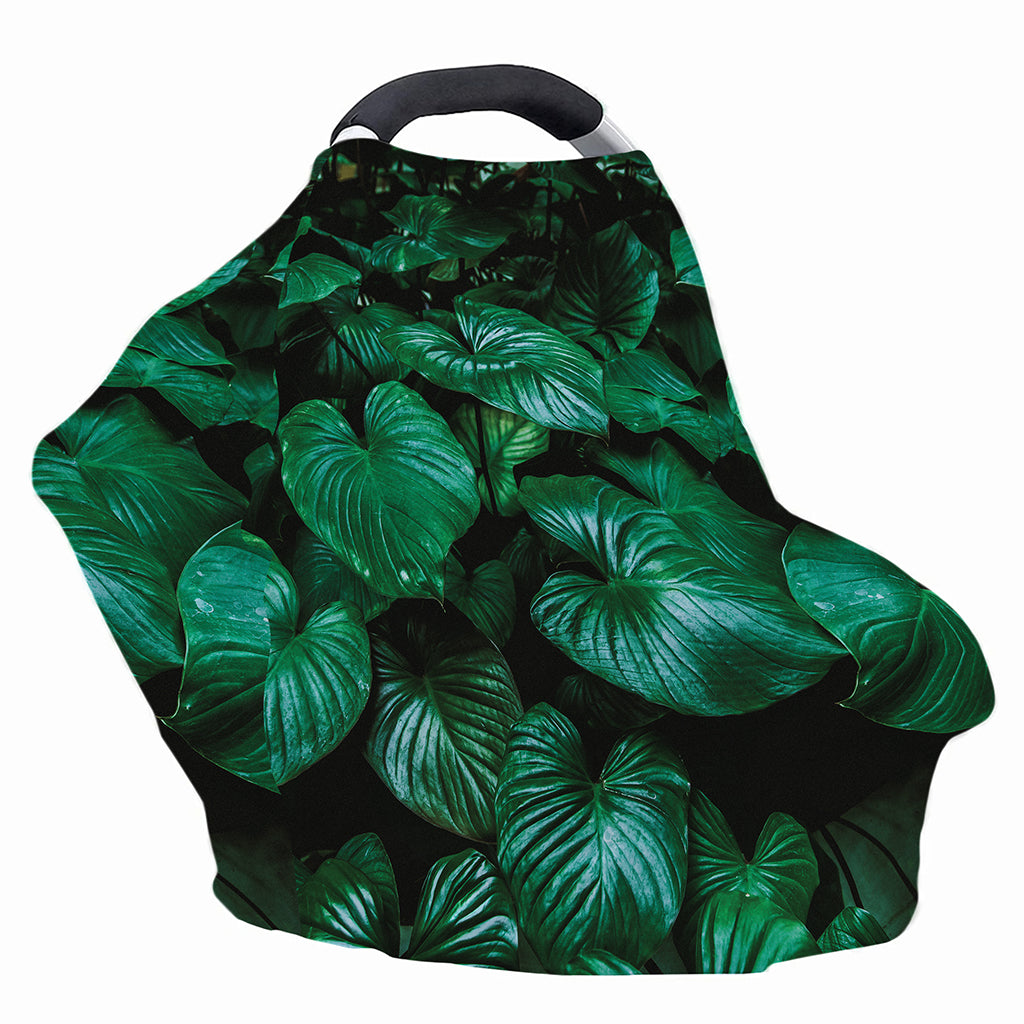 Natural Tropical Leaf Print Baby Seat Cover