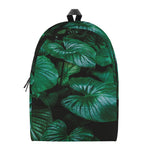 Natural Tropical Leaf Print Backpack
