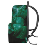 Natural Tropical Leaf Print Backpack
