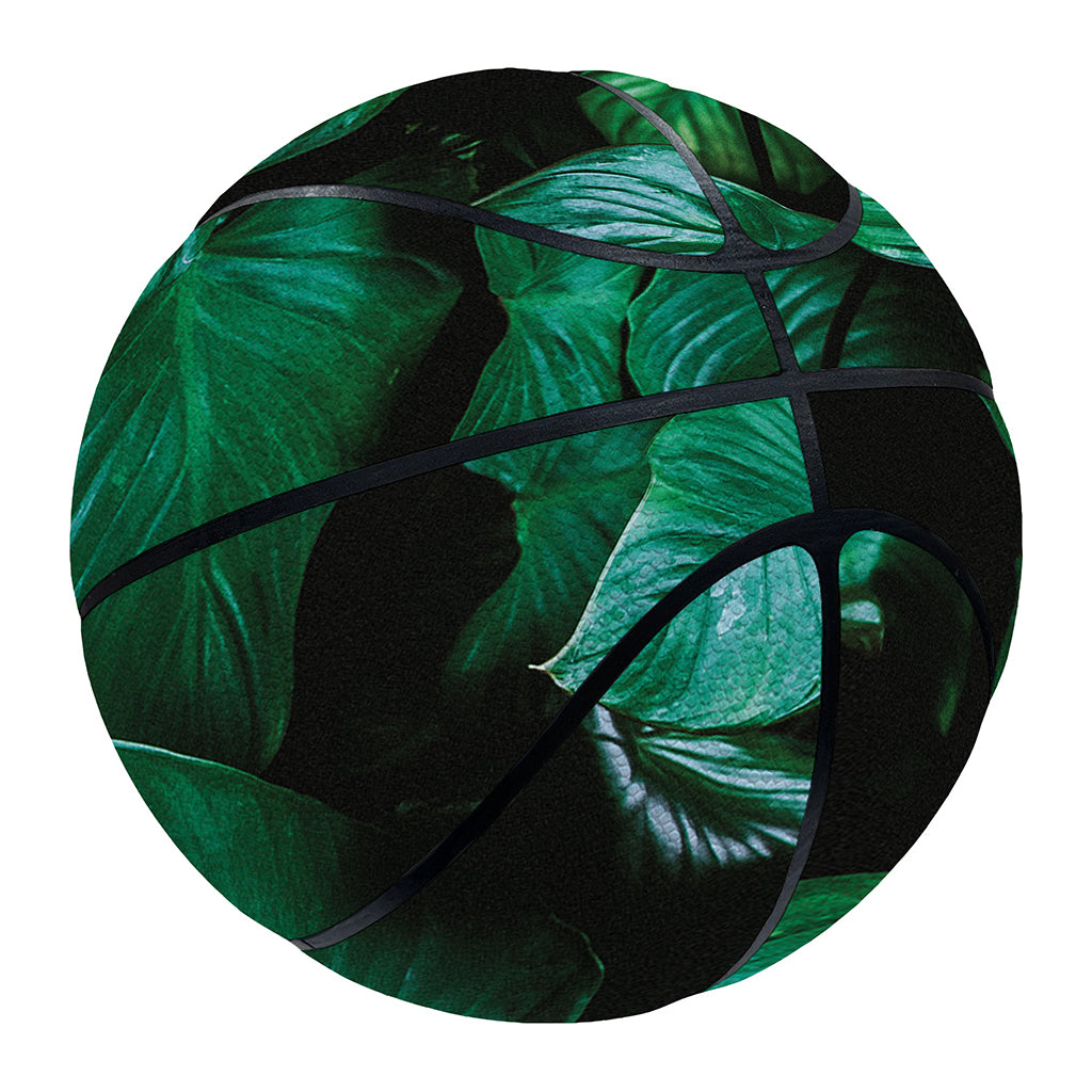 Natural Tropical Leaf Print Basketball