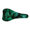 Natural Tropical Leaf Print Bicycle Seat Cover