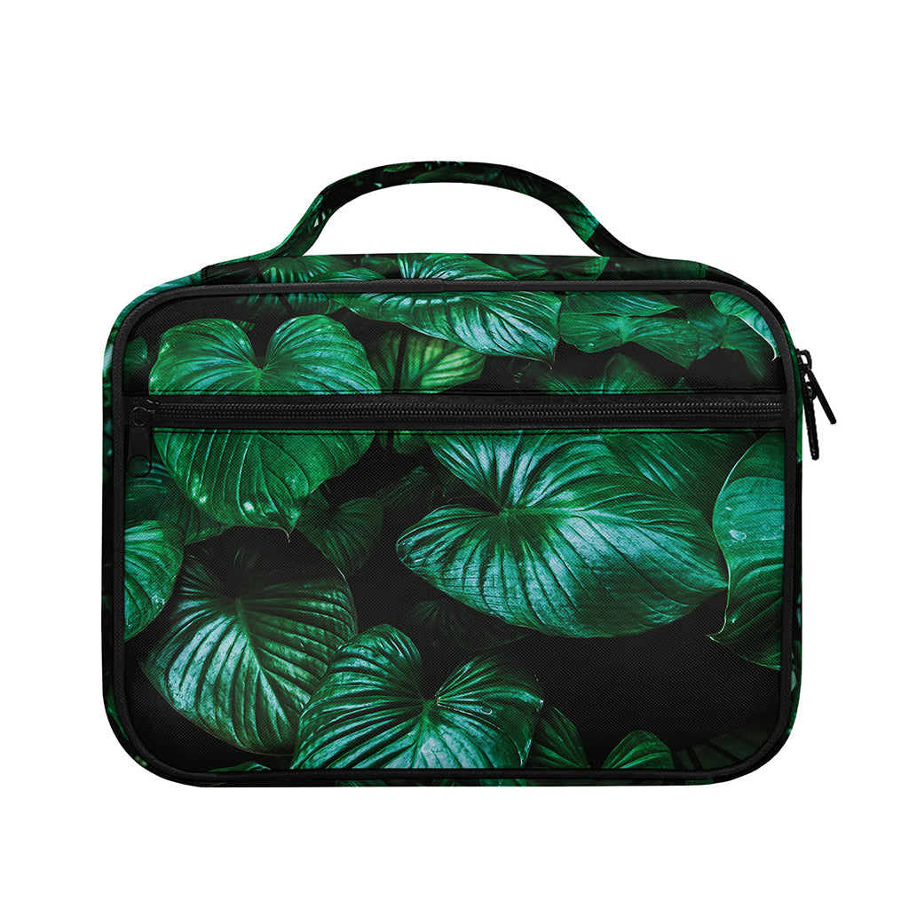 Natural Tropical Leaf Print Briefcase Bible Bag