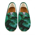 Natural Tropical Leaf Print Casual Shoes