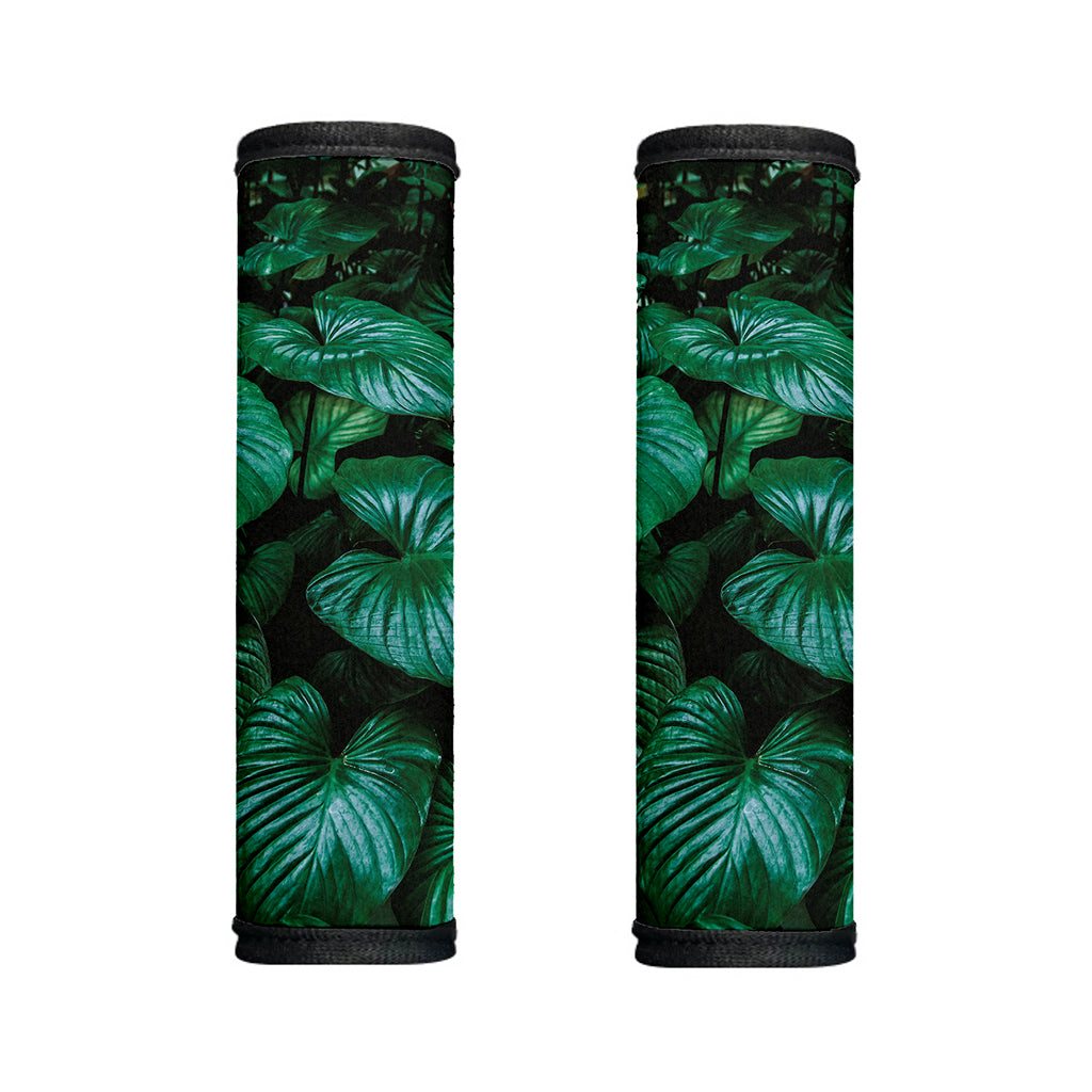 Natural Tropical Leaf Print Handle Covers
