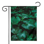Natural Tropical Leaf Print House Flag