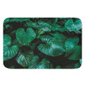 Natural Tropical Leaf Print Indoor Door Mat